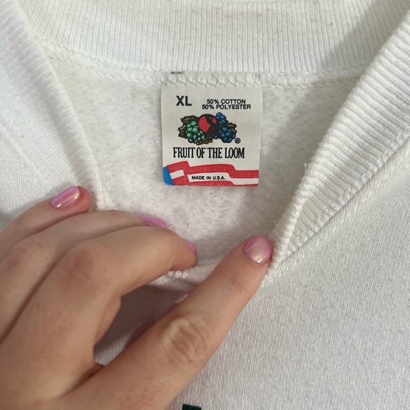 Vintage 80’s Green Bay Packers Cartoon Crewneck XL - Picture 4 of 5